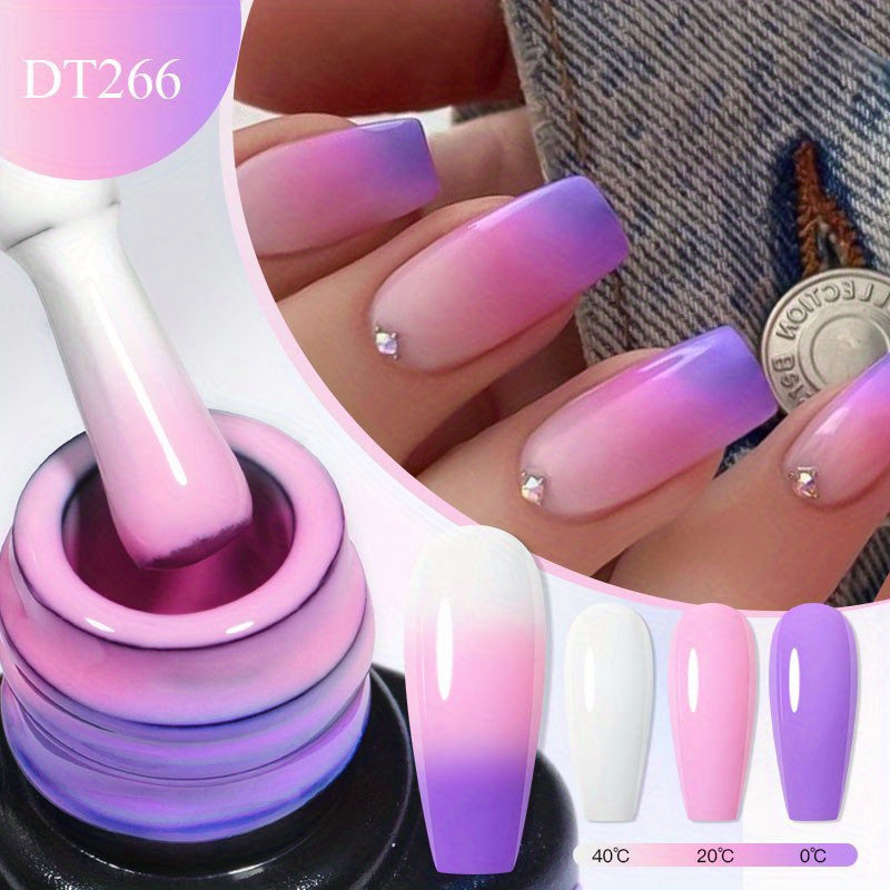 Temperature Changing Gel Polish Reflective Glitter