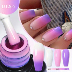 Temperature Changing Gel Polish Reflective Glitter