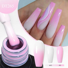 Temperature Changing Gel Polish Reflective Glitter