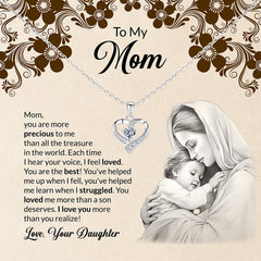 A Mother's Love: My Greatest Treasure, Charming Jewelry with a Heartfelt Note of Love