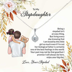 A Stepdad&rsquo;s Promise: Cherishing Every Moment with You, Thoughtful Jewelry Gift with a Message of Love