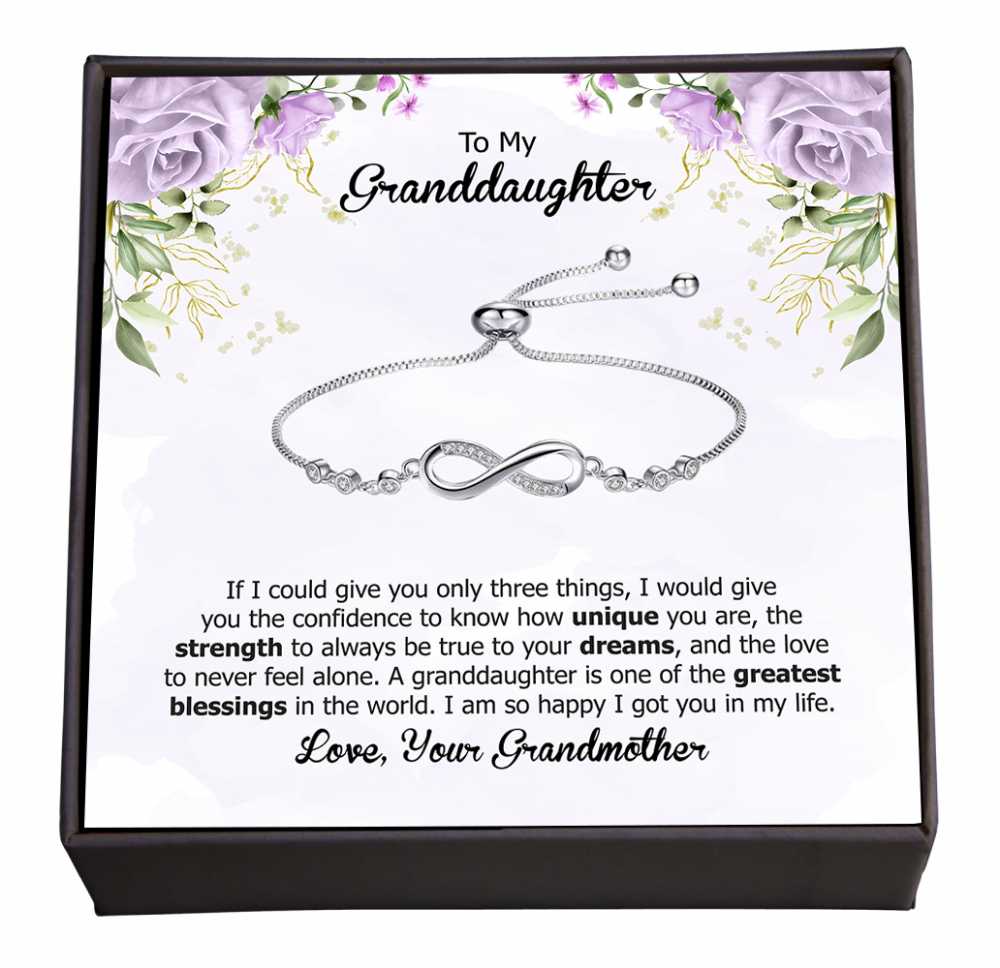 A Gift of Confidence, Strength, and Love, Beautiful Jewelry with a Personal Card for Granddaughter