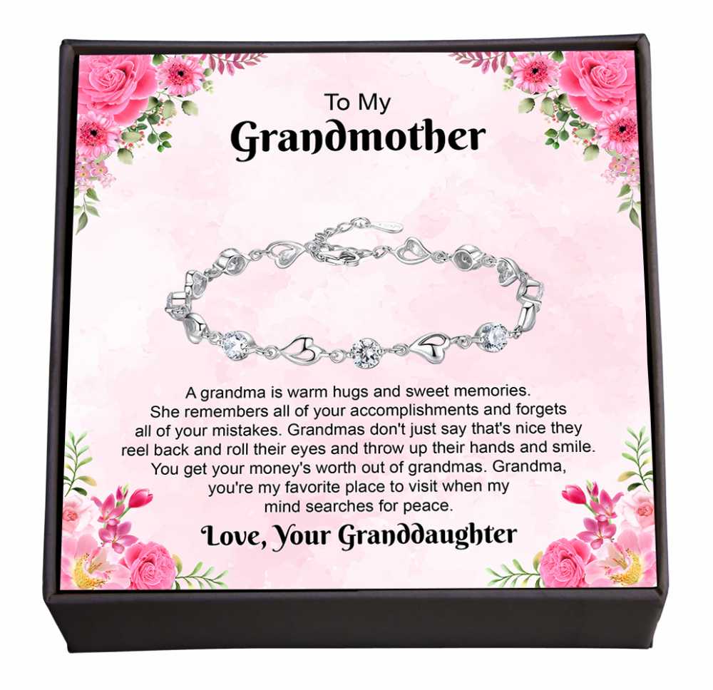 The Greatest Blessings I Can Give, Special Jewelry Gift with a Loving Note for Granddaughter