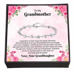 The Greatest Blessings I Can Give, Special Jewelry Gift with a Loving Note for Granddaughter