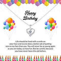 Celebrate with a Smile and Embrace the Adventure Ahead!, Birthday, Shining Jewellery Gift with Warm Message