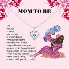 The Selfless Joy of Creating Life, Elegant Token of Appreciation with a Message for Mom