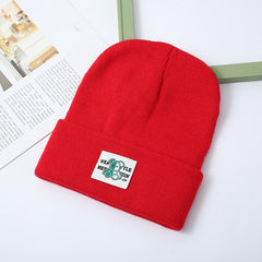 Warm Knitted Hat Bear Men Women Autumn Winter