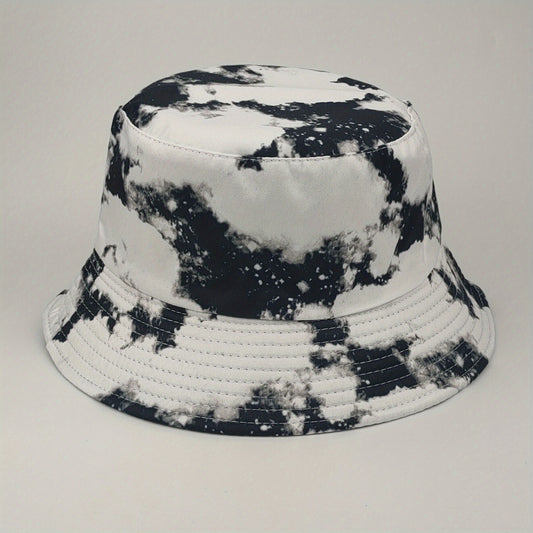 Tie Dye Fishermans Hat Vintage Casual Print Windproof Sunshade