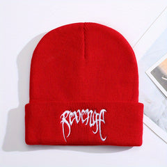 Embroidery Cold Hat Warm Ear Protection Knit Cap