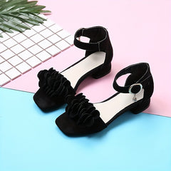 Girls Heeled Sandals Lightweight Dress Shoes