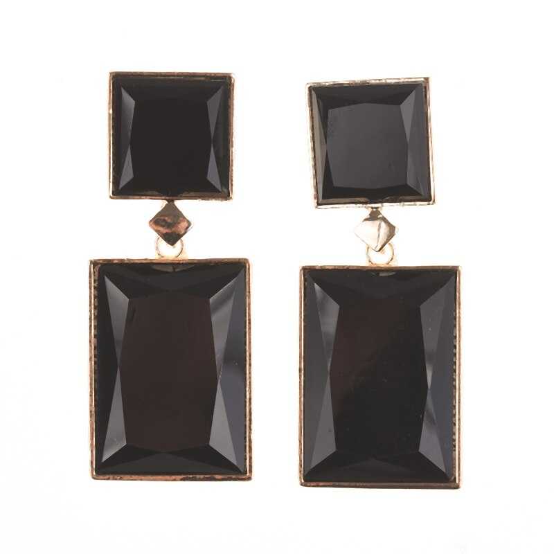 Women's Geometric Pattern Dangle And Drop Stone Earrings