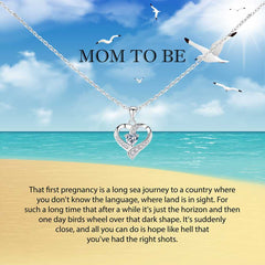 The Unseen Shore: A Mother's First Journey, Elegant Jewellery with Loving Message for Mom