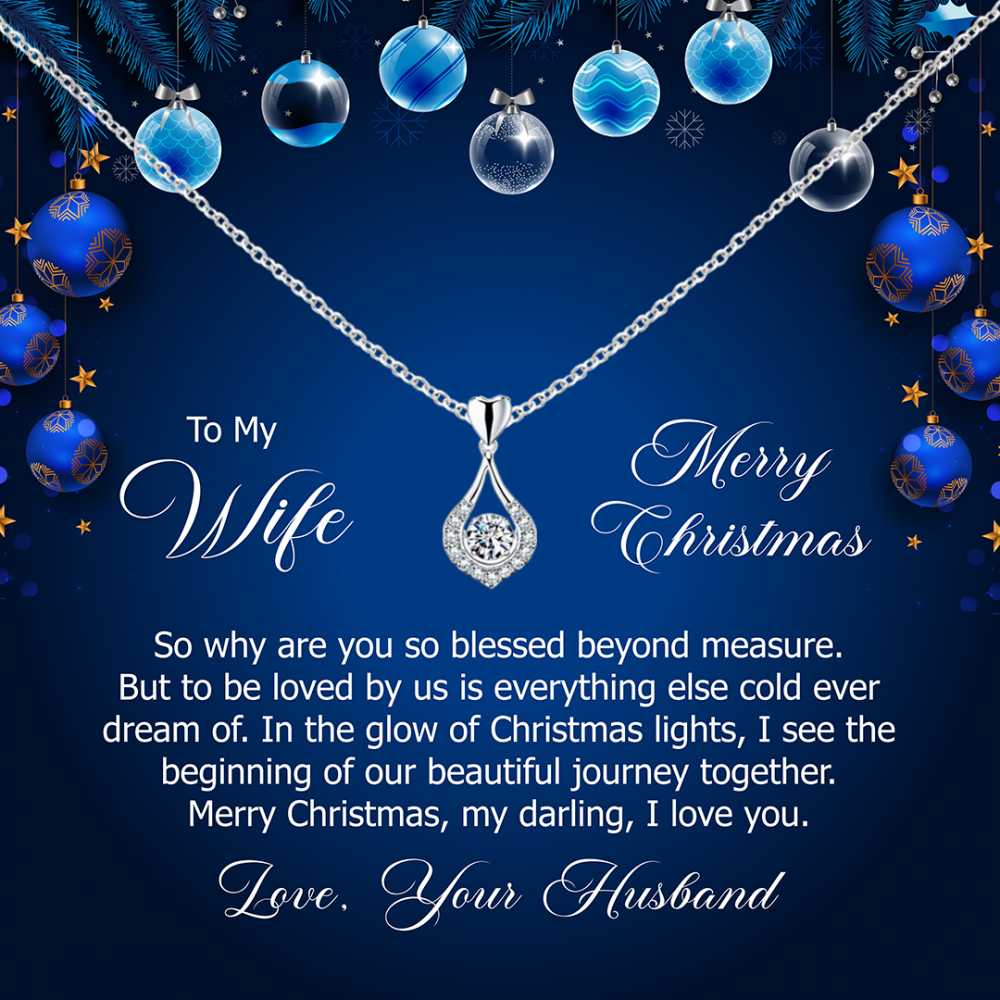 Blessed Beyond Measure: A Christmas Love Letter, Love Pendant with Romantic Message