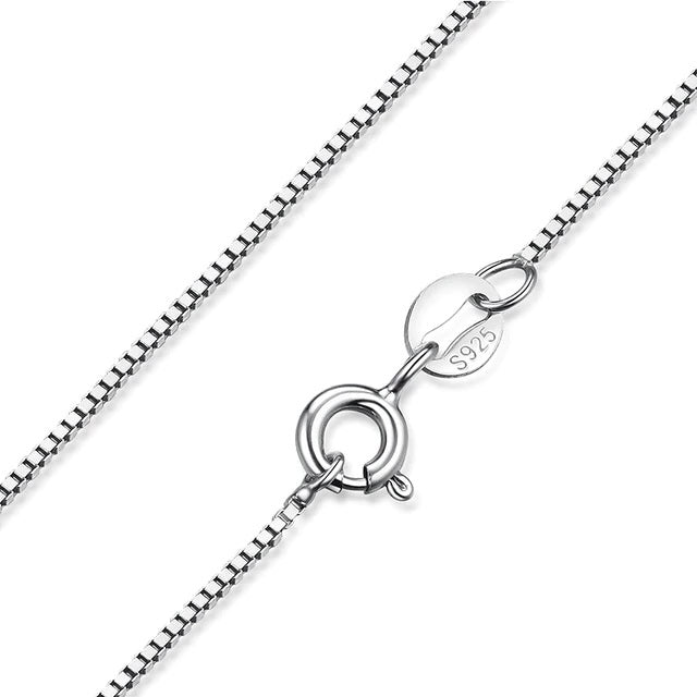 Women's Silver Plated Heart Shaped Pendant With Lobster Claw Closure