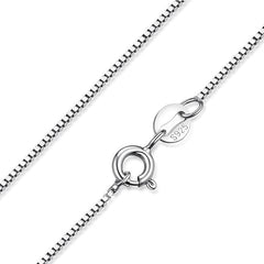 Women's Silver Plated Heart Shaped Pendant With Lobster Claw Closure
