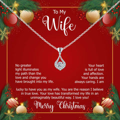 The Light of My Life, Christmas Jewellery Keepsake with Warmest Wishes