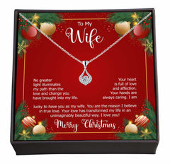 The Light of My Life, Christmas Jewellery Keepsake with Warmest Wishes