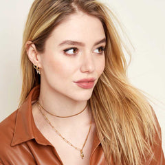 Women's Stainless Steel Layered Hand Chained Necklace