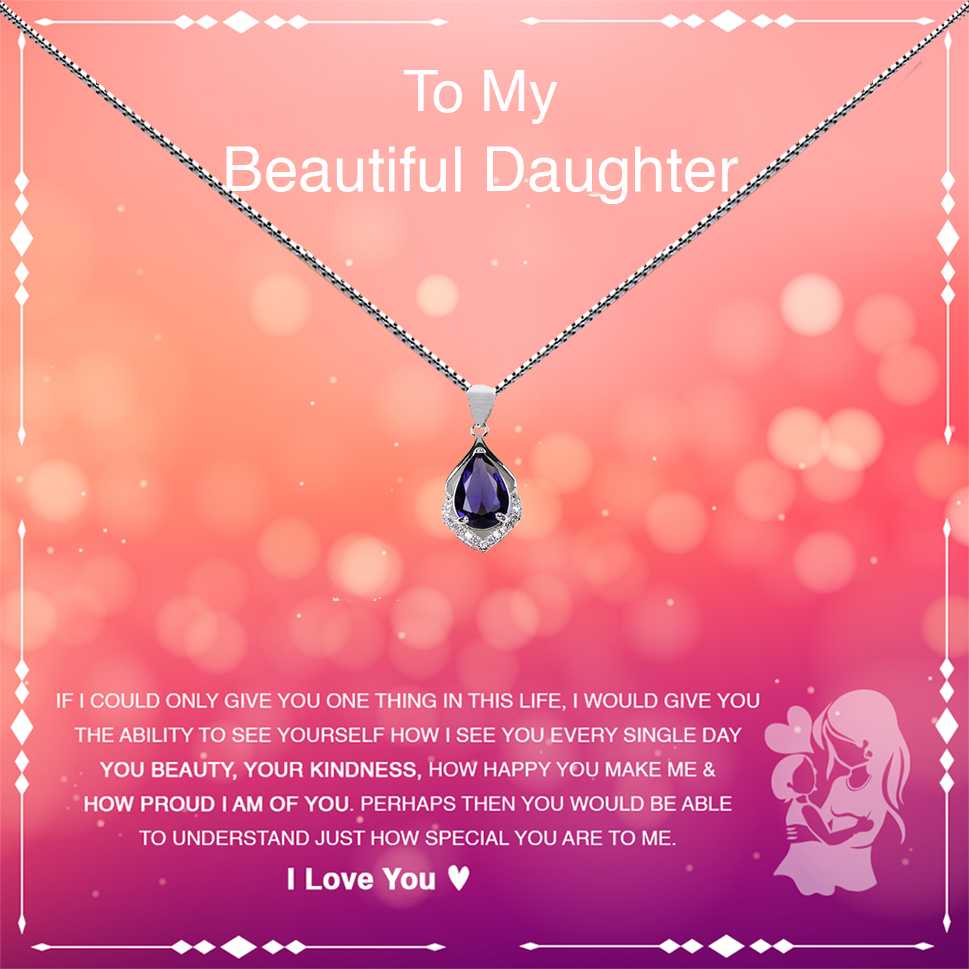 Women's Jewelry Set with Personalized Message Card