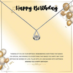Women's Jewelry Set with Personalized Message Card
