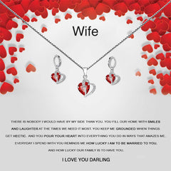 Women's Jewelry Set with Personalized Message Card
