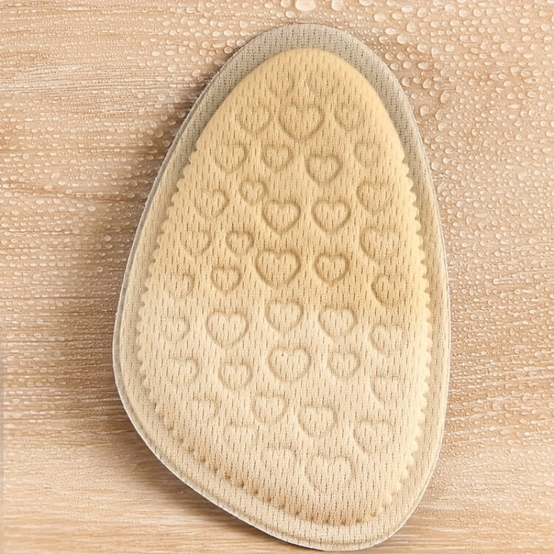 Silicone Half Insole Forefoot Pad Anti-Slip Thickened Insert for High Heels