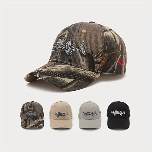 Camouflage Hip Hop Baseball Cap Embroidered Peaked Cap