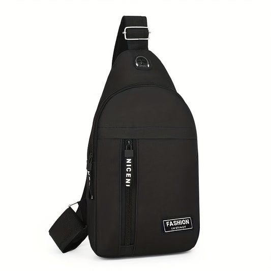 Men's Large Canvas Chest Bag All-match Style
