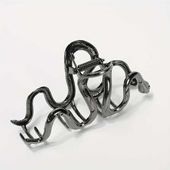 Vintage Metal Gothic Snake Design Hair Claw for Women