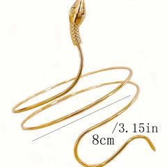 Women's Adjustable Serpent Snake Upper Arm Ring Armlet