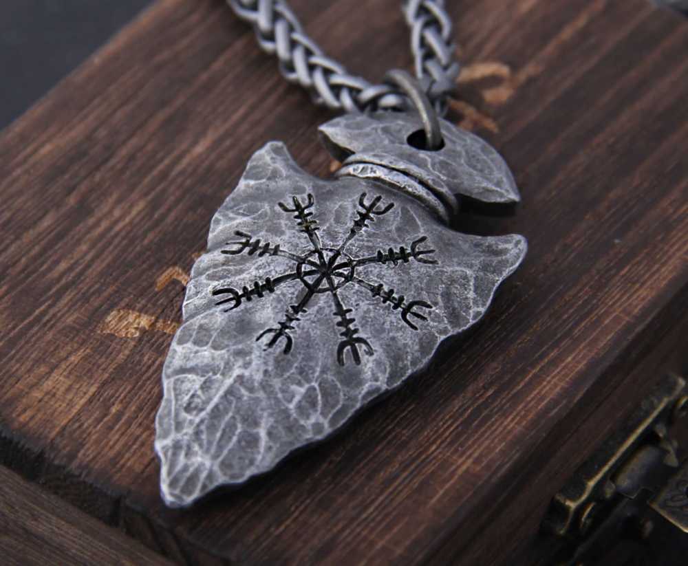 Men's Stainless Steel chain with Helmet Pendant Necklace