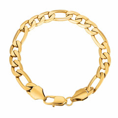 Men's Gold Plated Stainless Steel Chain Bracelet