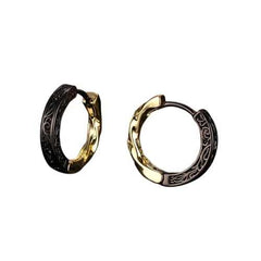 Vintage Inspired Men's Retro Hoop Earrings