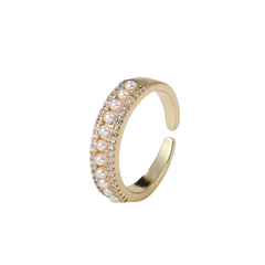 Golden Pearl Embrace A Timeless Ring for Every Occasion