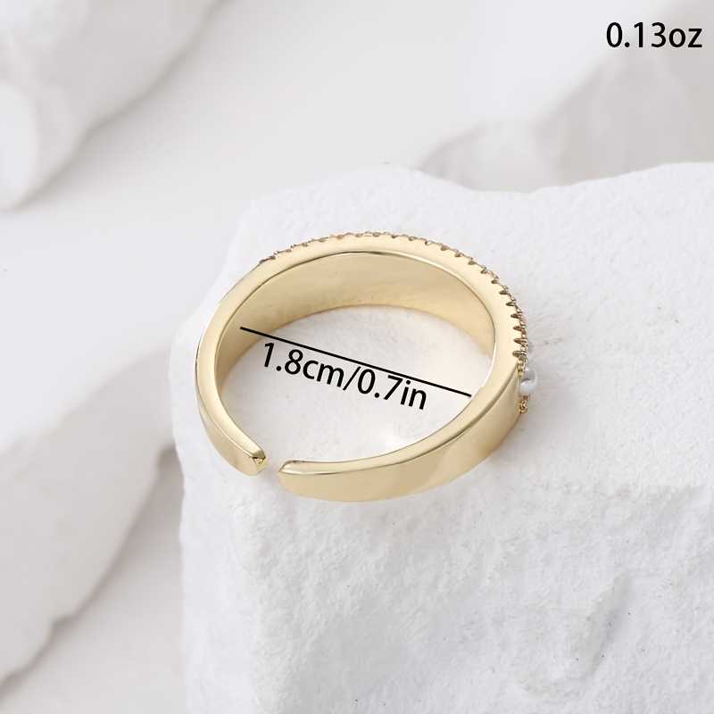Golden Pearl Embrace A Timeless Ring for Every Occasion