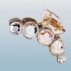 Elegant Sparkling Rhinestone Hair Claw Clip With Non Slip Design For Women