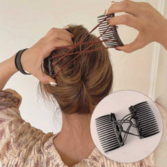 Elastic Magic Hair Comb Double Sided Ponytail Holder Stylish Accessory for Women