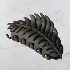 Fall Autumn Large Hair Claw Clip With A Leaf Design Perfect For Women