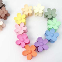 10 PCS Mini Flower Hair Clips Sweet Claw Clips for Braids & Styling