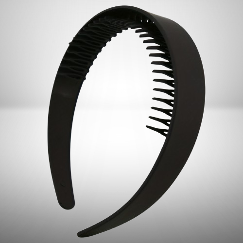 1pc Minimalist Hair Hoop With Teeth Wide Bim Plastic Hair Band