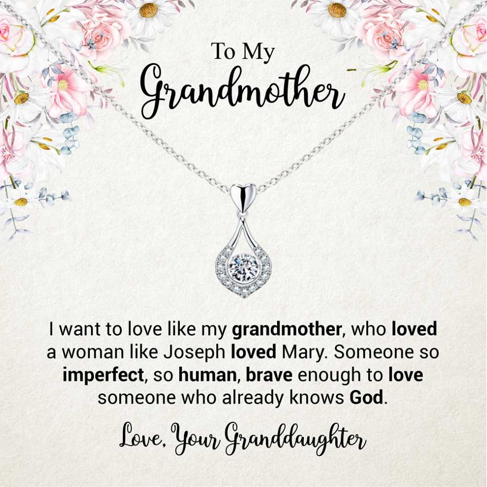 Perfect In Its Imperfection, Jewellery Gift Paired With A Note Of Love For Grandma