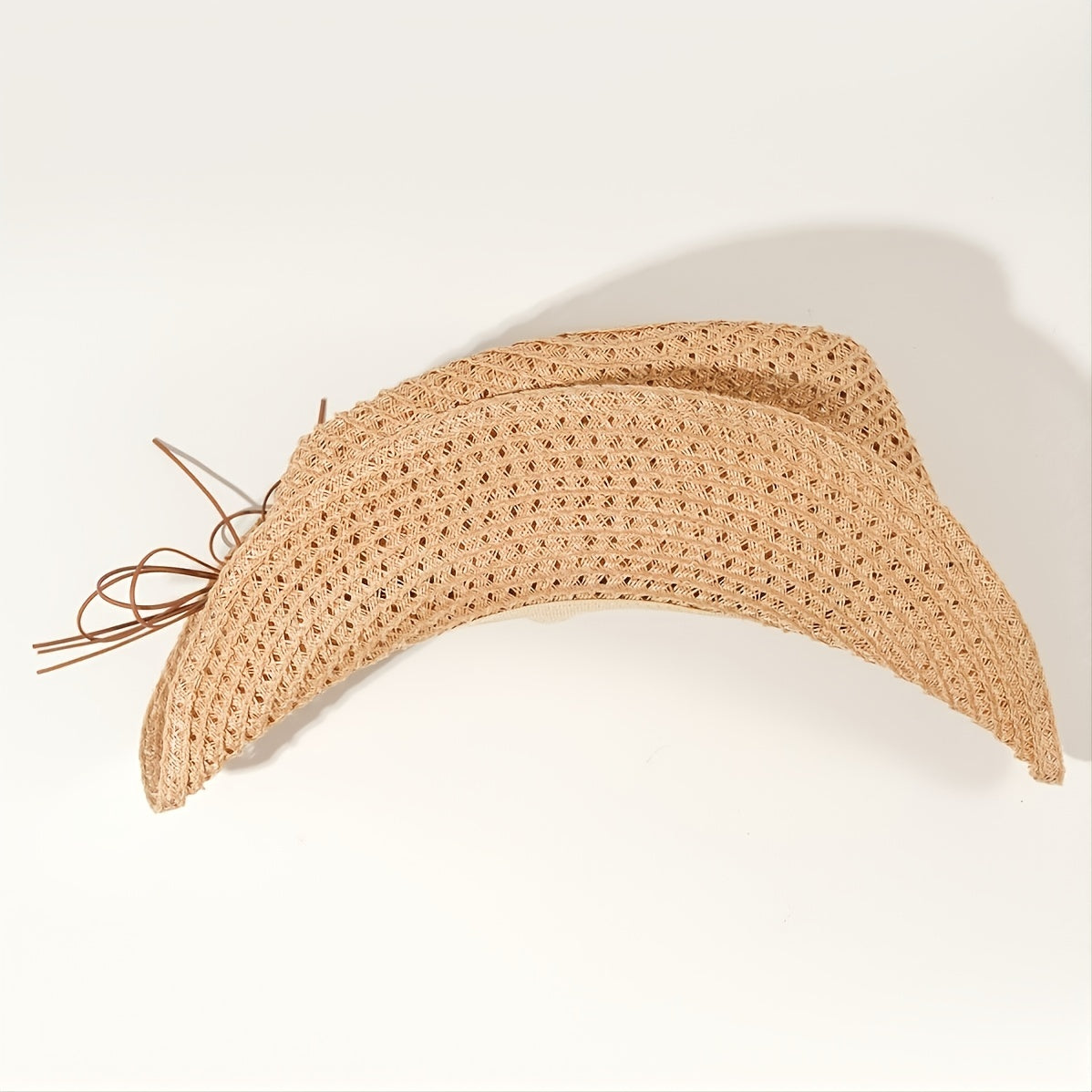 Men's Outdoor Straw Cowboy Hat Sun Protection