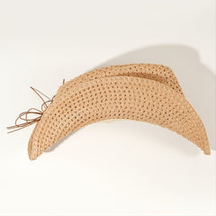 Men's Outdoor Straw Cowboy Hat Sun Protection