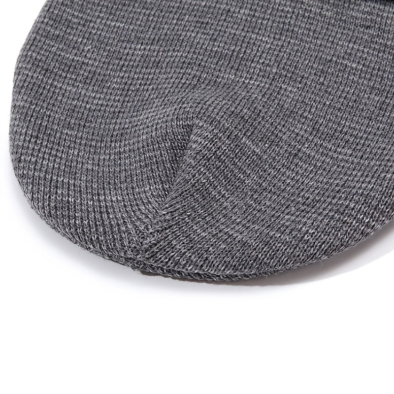 European American Harness Knitted Hat Autumn Winter Warm Wool Hat Men Women