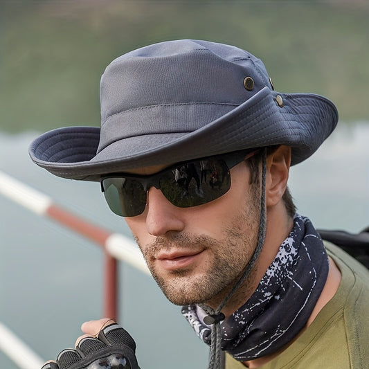 Men's Climbing Sun Hat Large Eaves Breathable Fisherman Cap