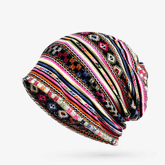 Men Knitted Beanie Cap Loose Melon Cuff Hat