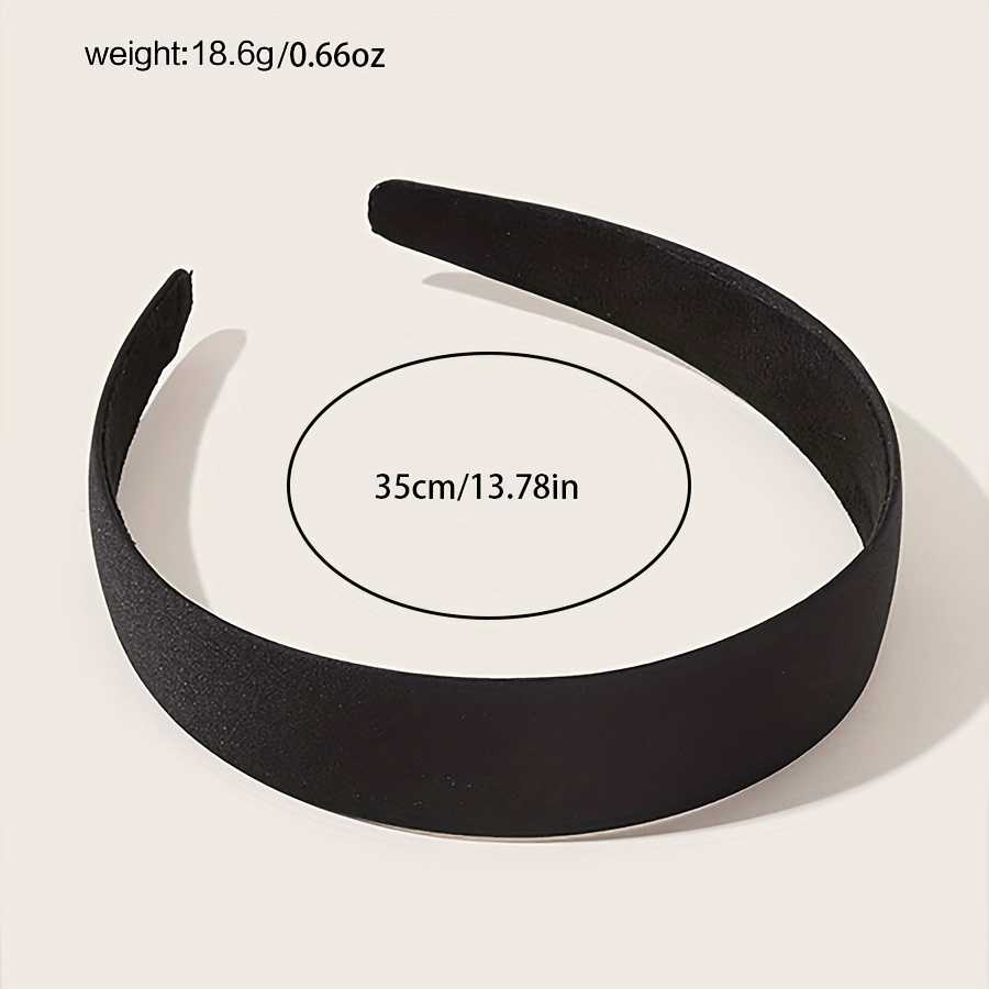 1pc Wide Band Non Slip Headband Vintage Style Hair Accessory