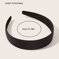 1pc Wide Band Non Slip Headband Vintage Style Hair Accessory