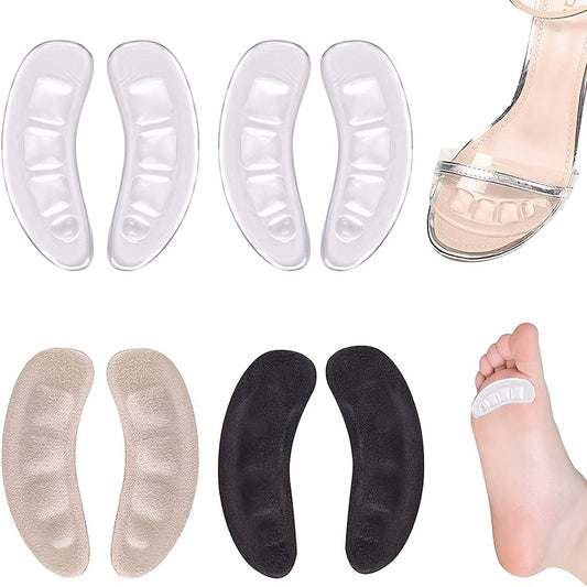 Non Slip Silicone Forefoot Pads Pain Relief Inserts Gel High Heels