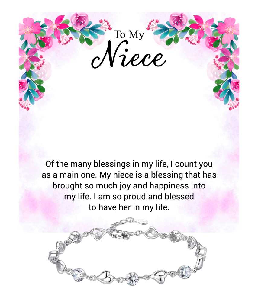 My Niece, My Joy, A True Blessing In My Life, Special Gift Of Jewelry With A Loving Note